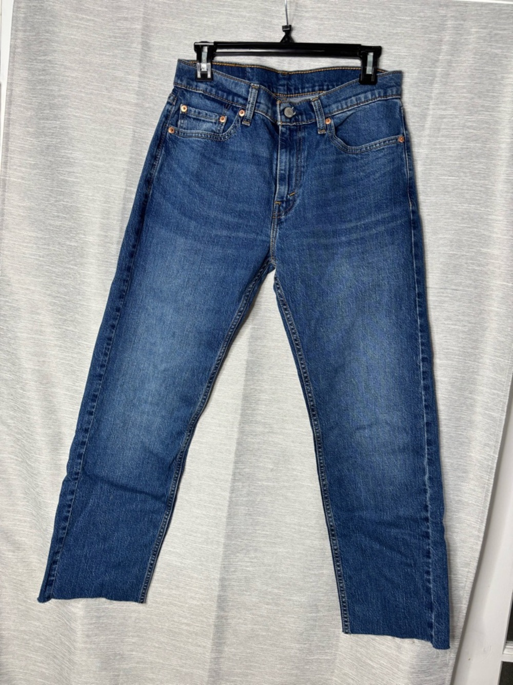 Levi's Straight Leg Dark Blue Denim Jeans